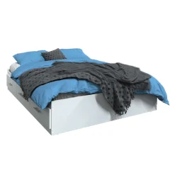 Lit double avec rangement 6 tiroirs (54")