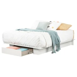 Lit double/queen avec rangement 1 tiroir (54"/60") - South Shore