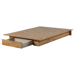 Lit double/queen avec rangement 1 tiroir (54"/60") - South Shore