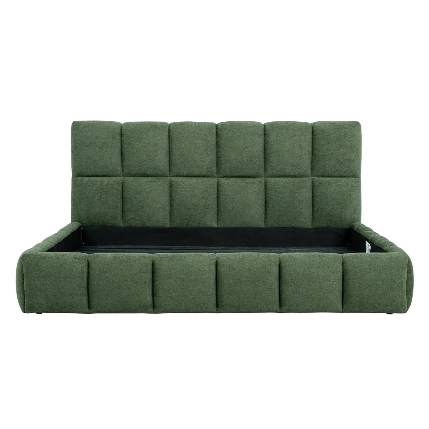 Lit king de style guimauve (78") - vert