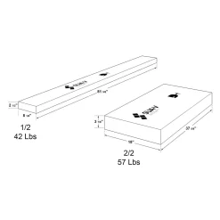 Lit plateforme double (54