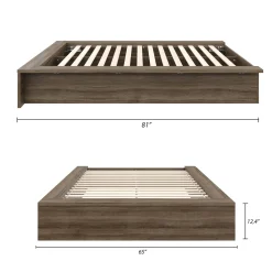 Lit plateforme double (54