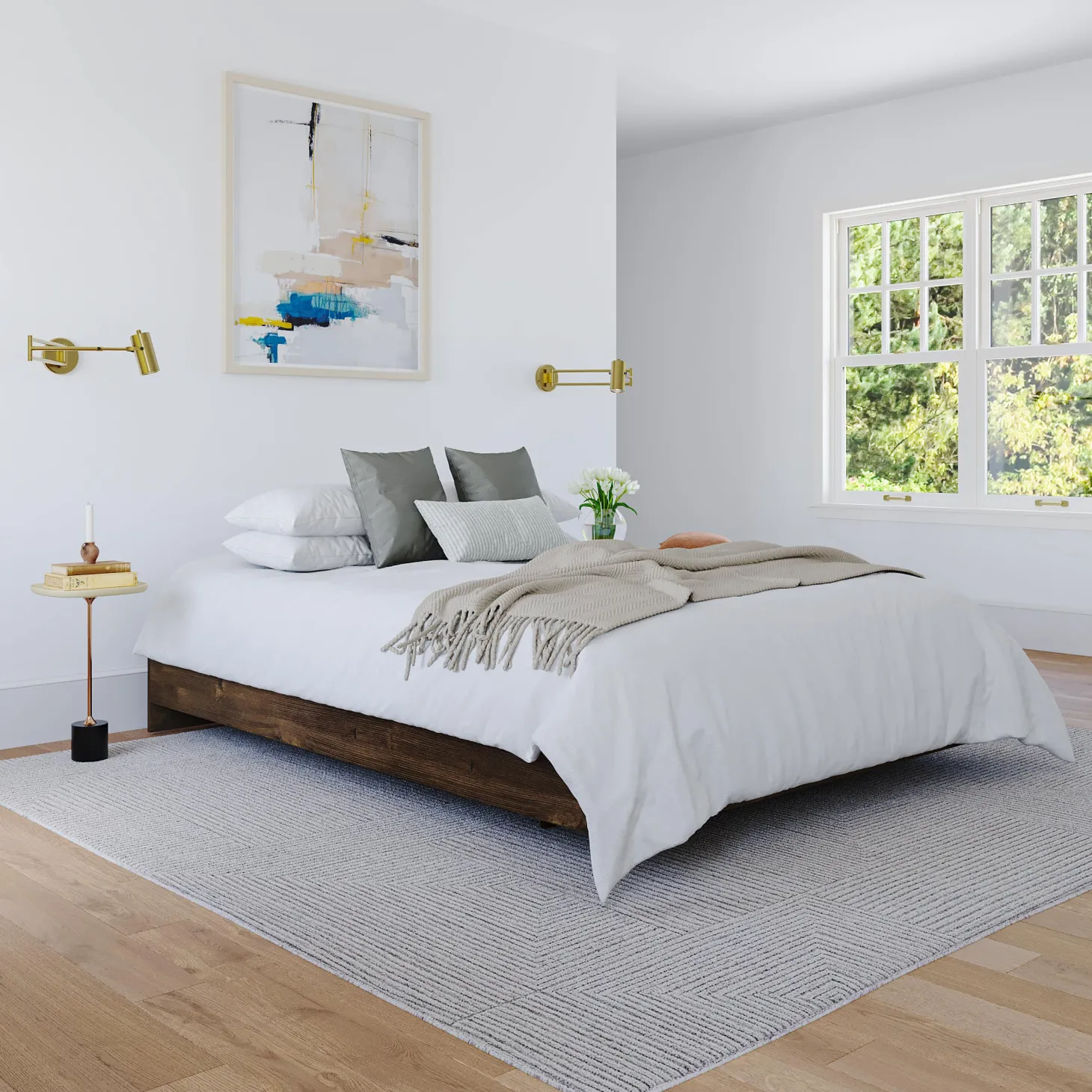 Lit plateforme double (54") - Nexera