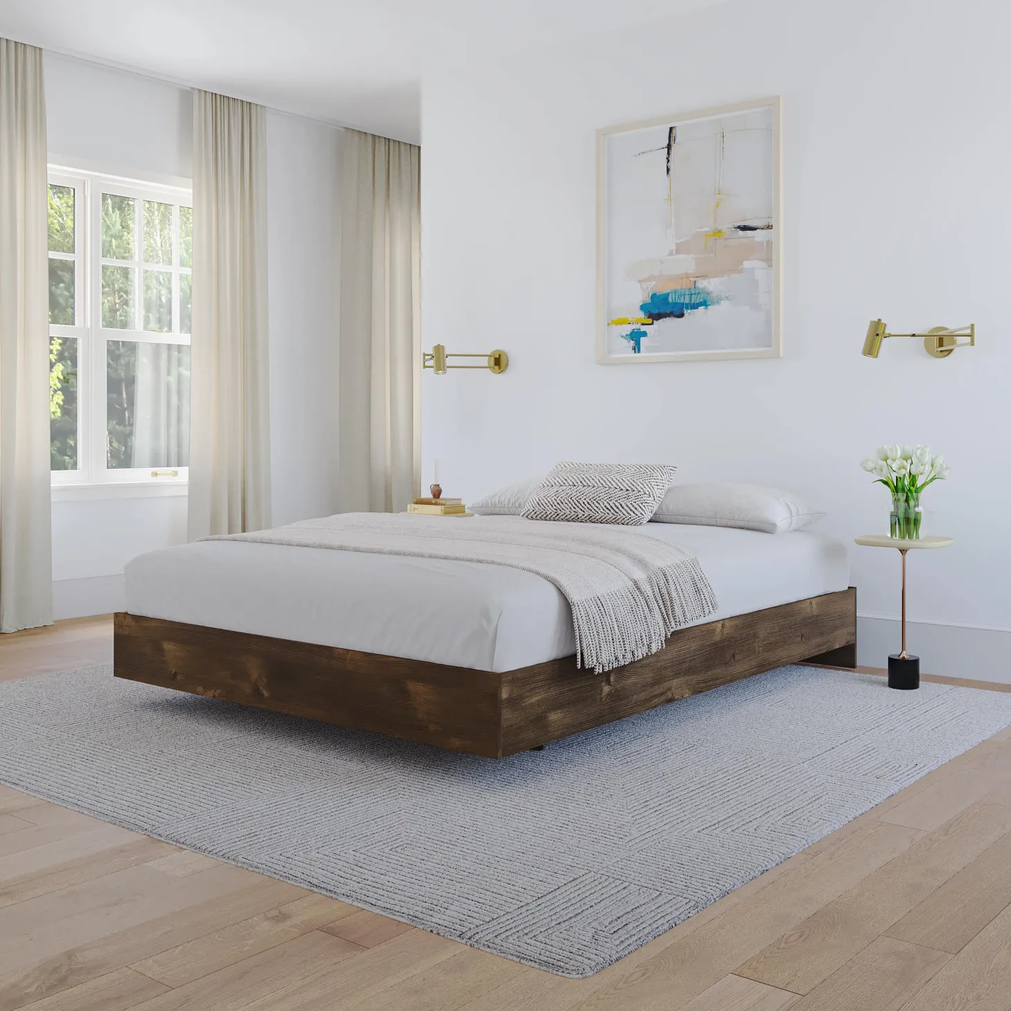 Lit plateforme double (54") - Nexera