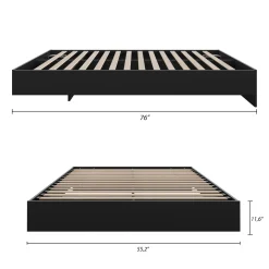 Lit plateforme double (54