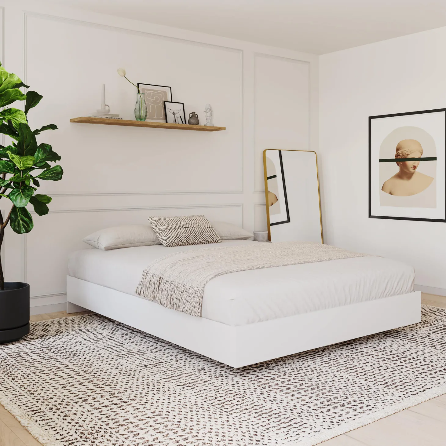 Lit plateforme double (54") - Nexera