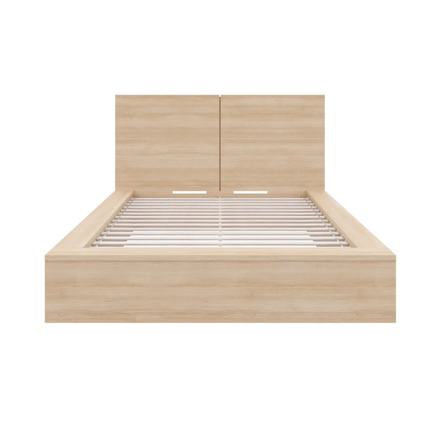Lit plateforme double avec tête de lit (54") - Nexera