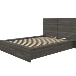 Lit plateforme double avec tête de lit (54") - Nexera