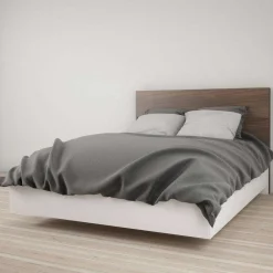 Lit plateforme double et tête de lit (54") - Nexera