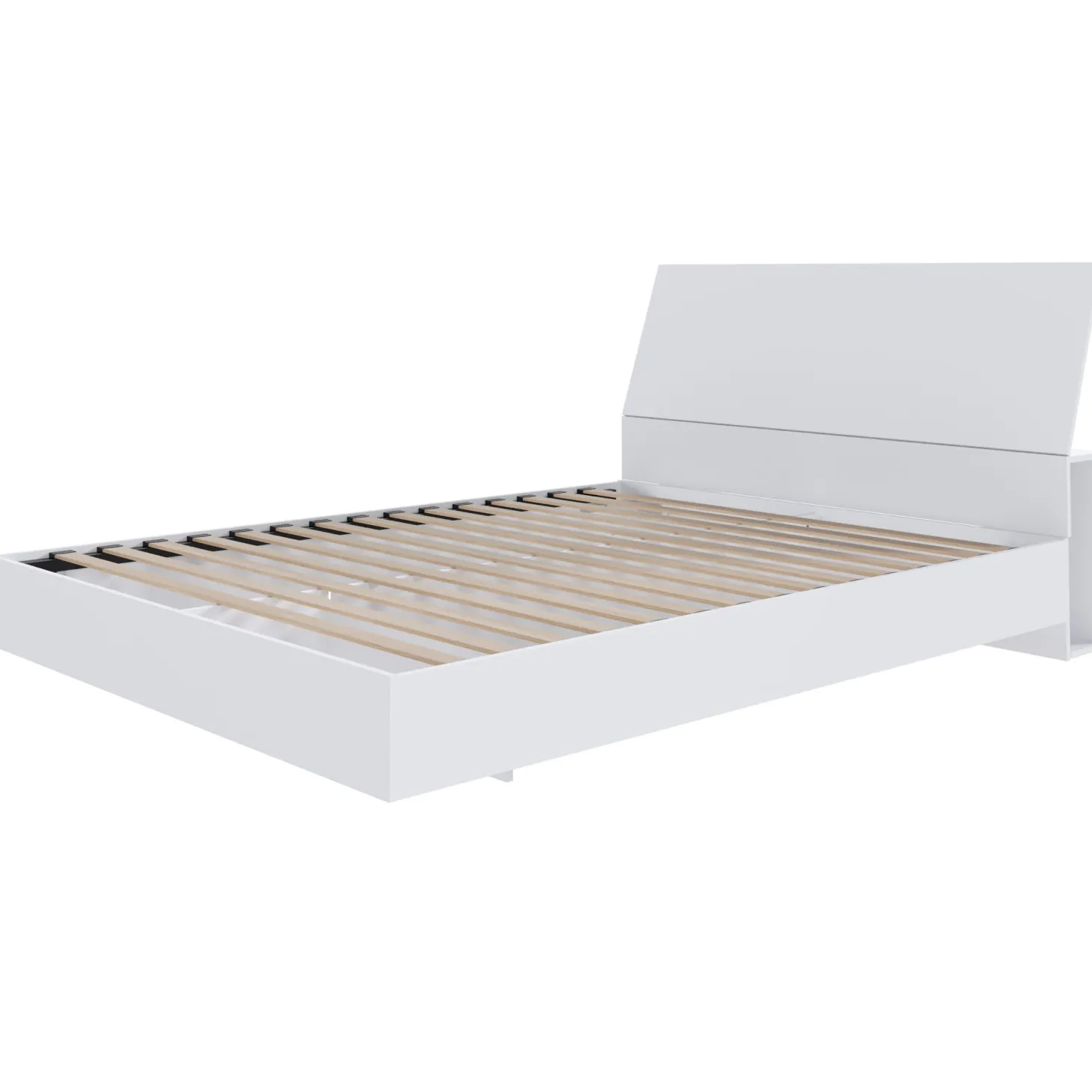 Lit plateforme double et tête de lit (54") - Nexera