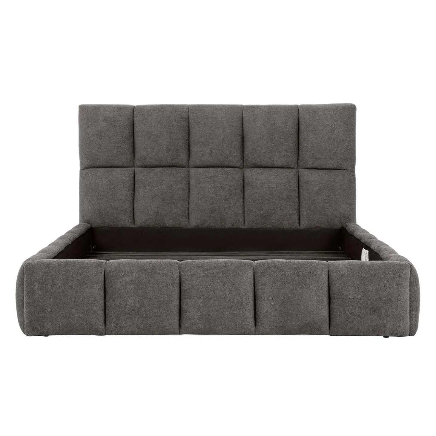 Lit queen de style guimauve (60") - gris