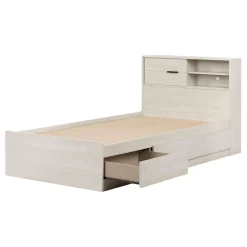 Lit simple avec rangement 3 tiroirs et tête de lit (39") - South Shore