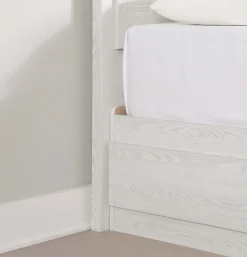 Lit simple avec rangement 3 tiroirs et tête de lit (39