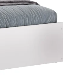 Lit simple avec rangement 3 tiroirs et tête de lit (39