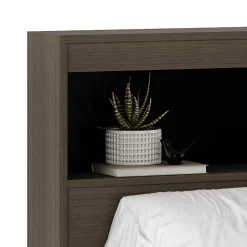 Lit simple avec rangement 3 tiroirs et tête de lit (39