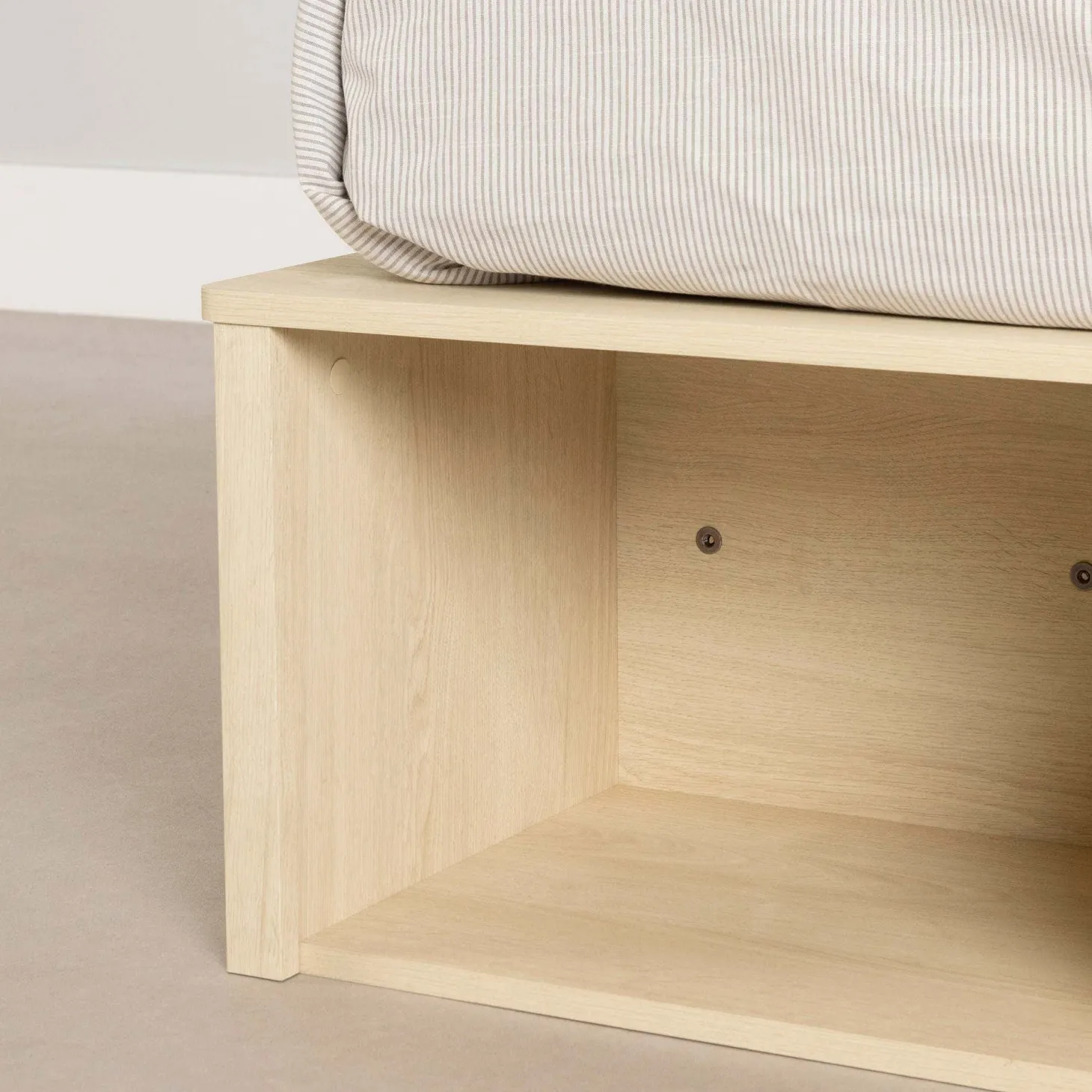 Lit simple avec rangement et paniers (39") - South Shore