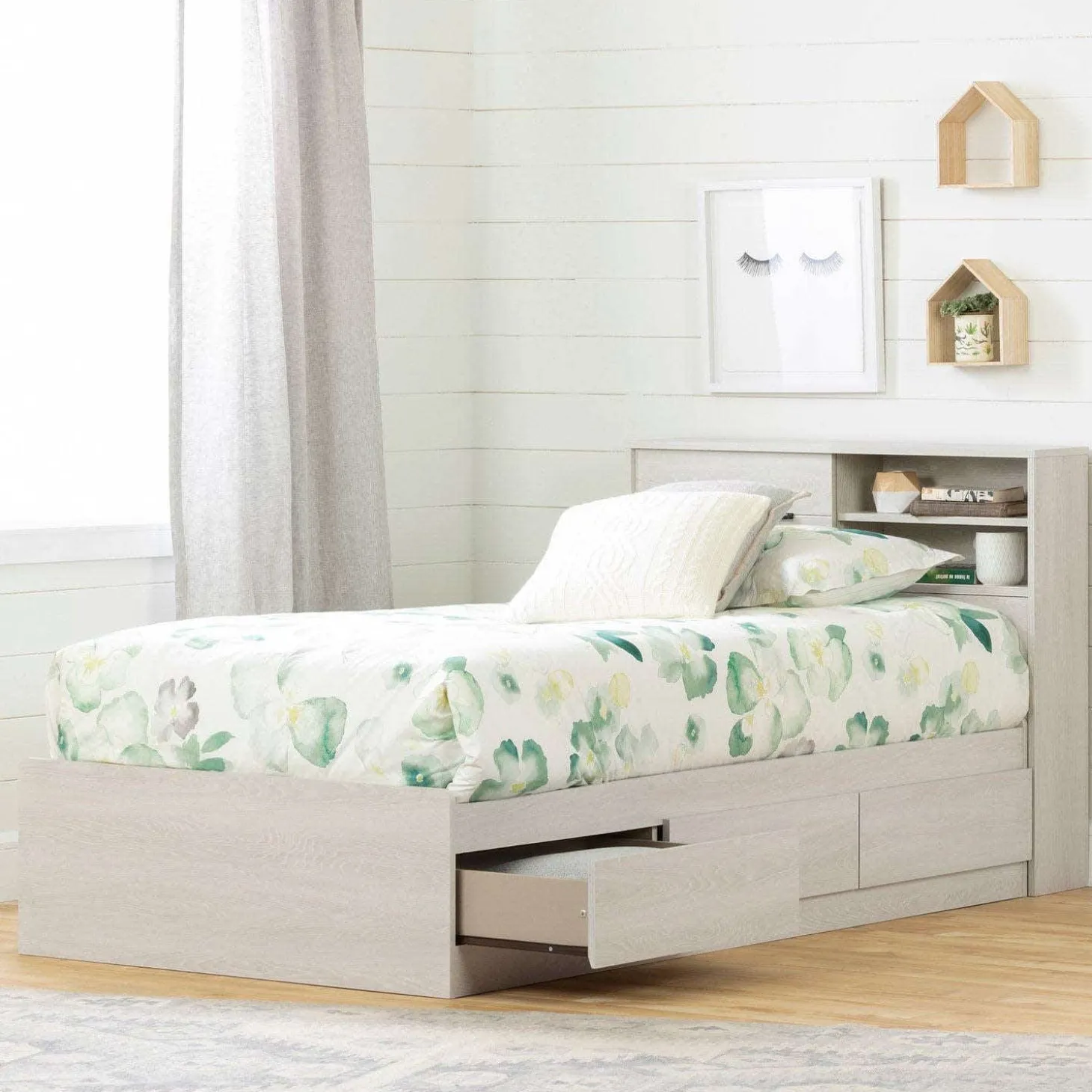 Lit simple avec rangement 3 tiroirs (39") - South Shore