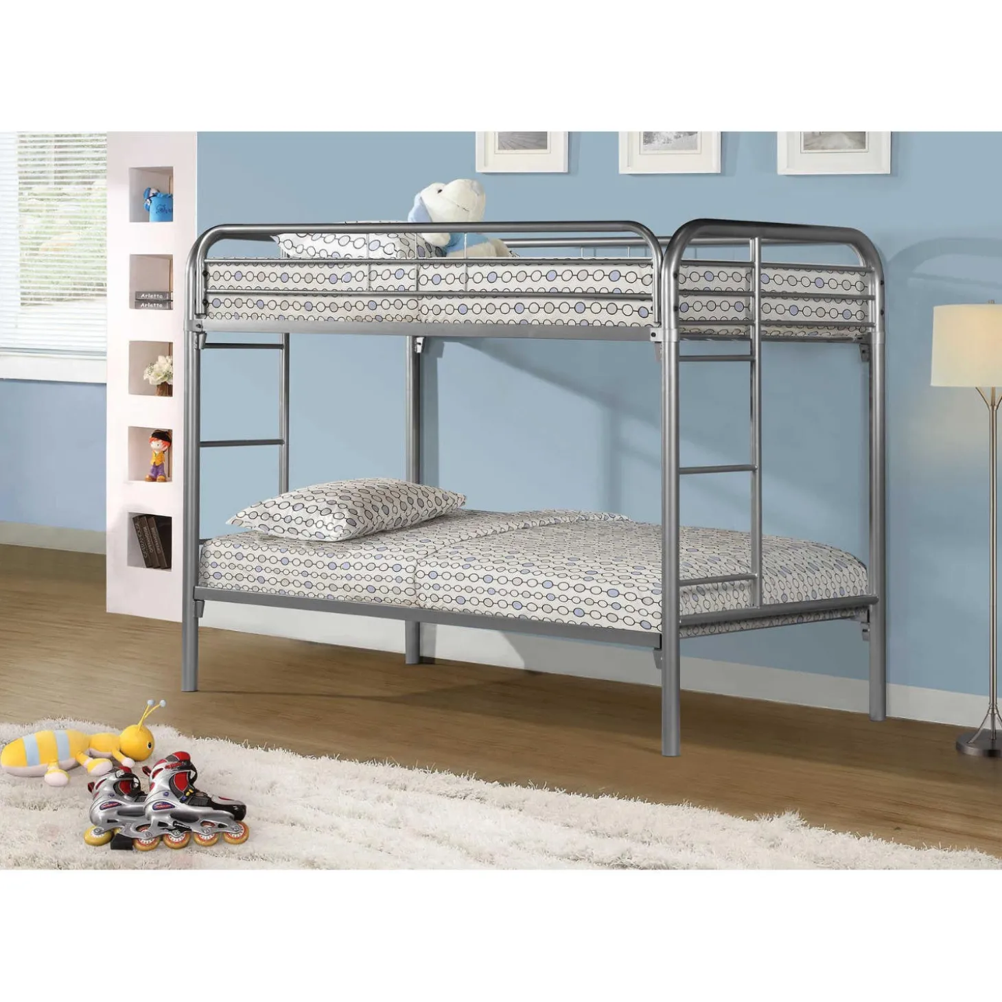 Lit superposé en métal 39"/39" - Monarch