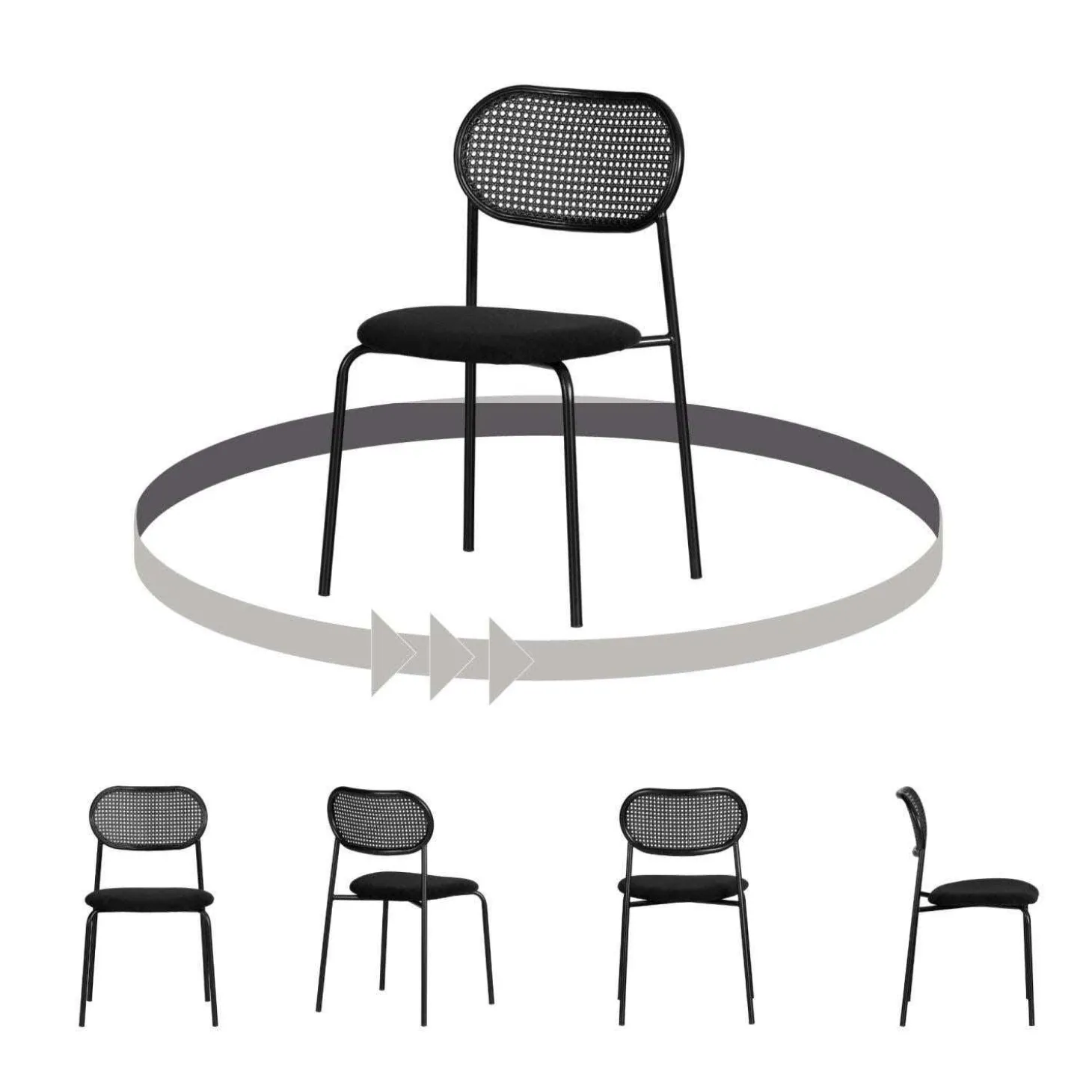 Lot de 2 chaises en rotin - South Shore