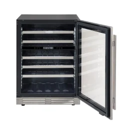 MARATHON Cellierà doubles zones 24'' Inox 24" - MWC56-DSS