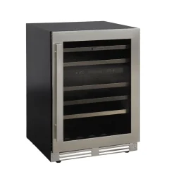 MARATHON Cellierà doubles zones 24'' Inox 24