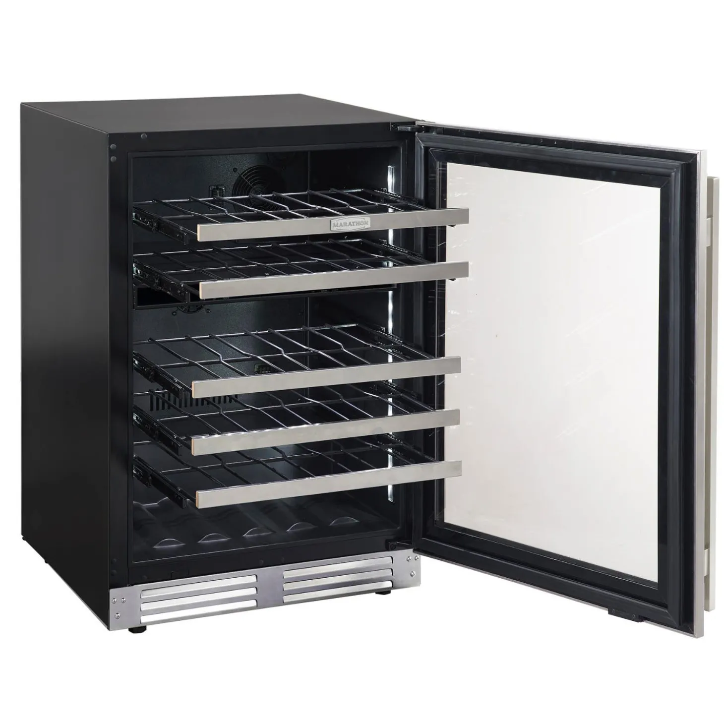 MARATHON Cellierà doubles zones 24'' Inox 24" - MWC56-DSS