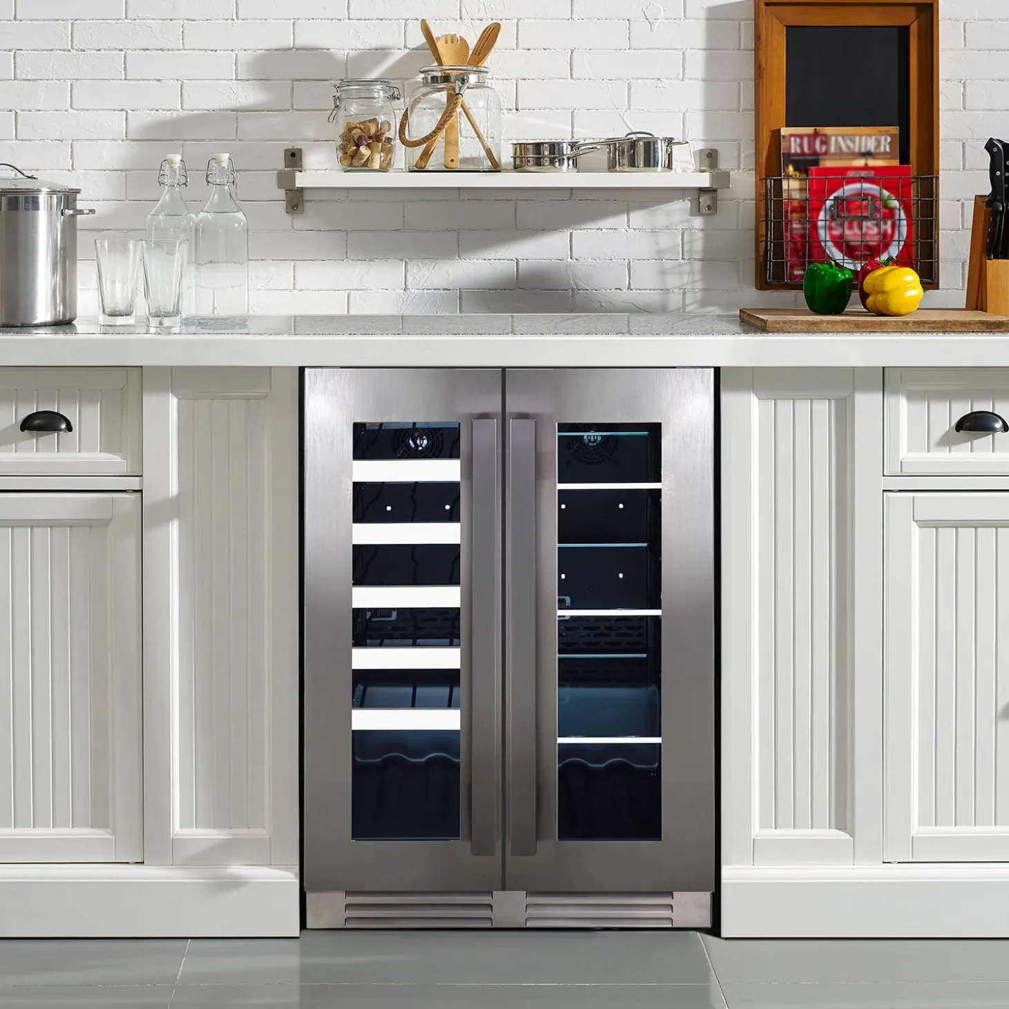 MARATHON Cellier et centre de breuvage 24'' Inox 24" - MBWC56-FDSS