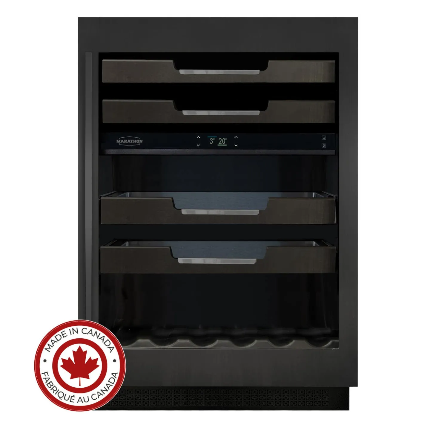 MARATHON Cellier Noir 23.5" - M4-D250BLS