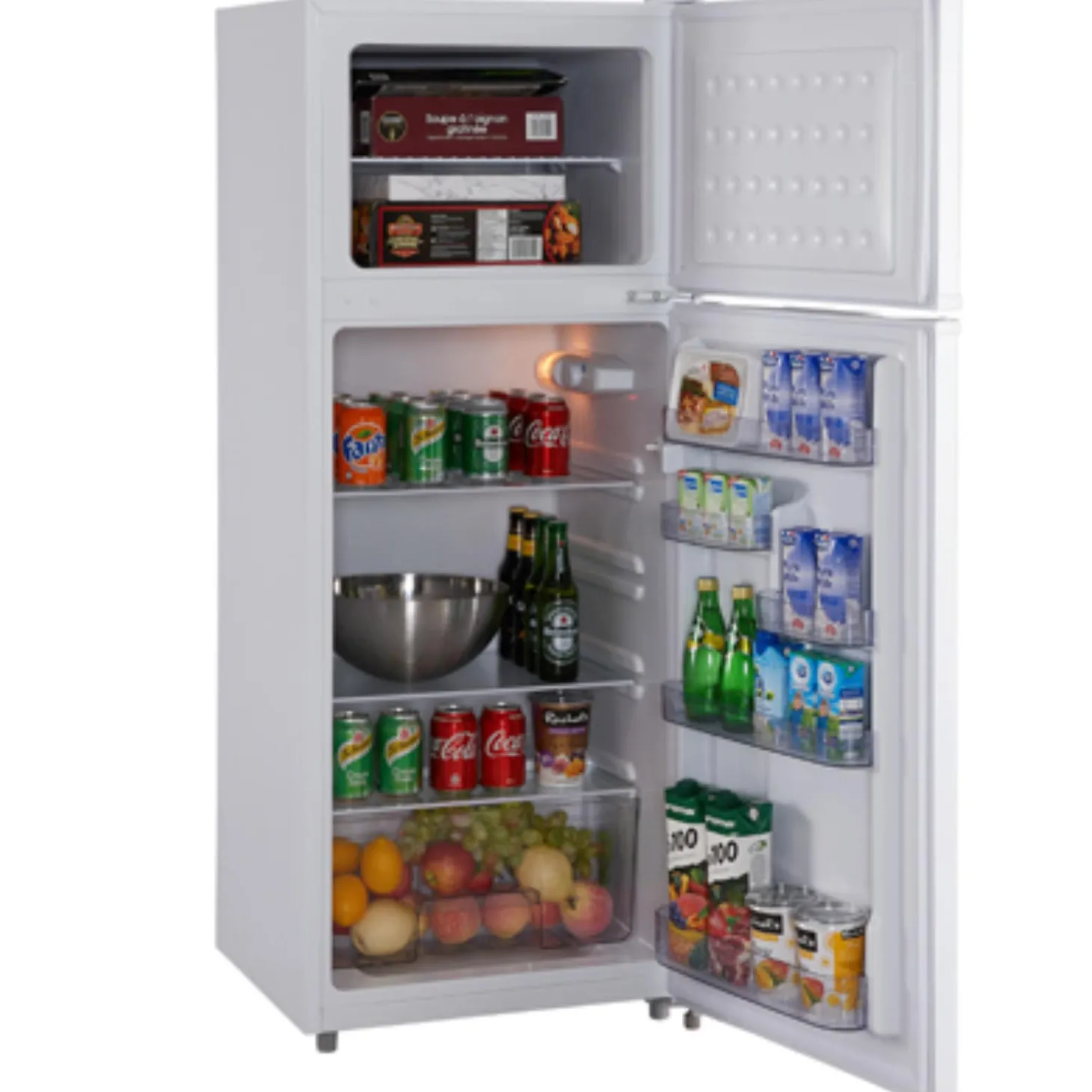 MARATHON Réfrigérateur 7,2 pi3 21,5 po Blanc Congélateur en haut, Compact - ER82W-1
