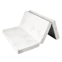 Matelas double pliable en mousse mémoire à 3 volets - 54"