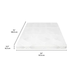Matelas double pliable en mousse mémoire à 3 volets - 54