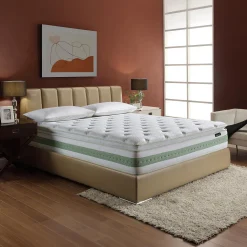 Matelas double roulé hybride semi-ferme - 54