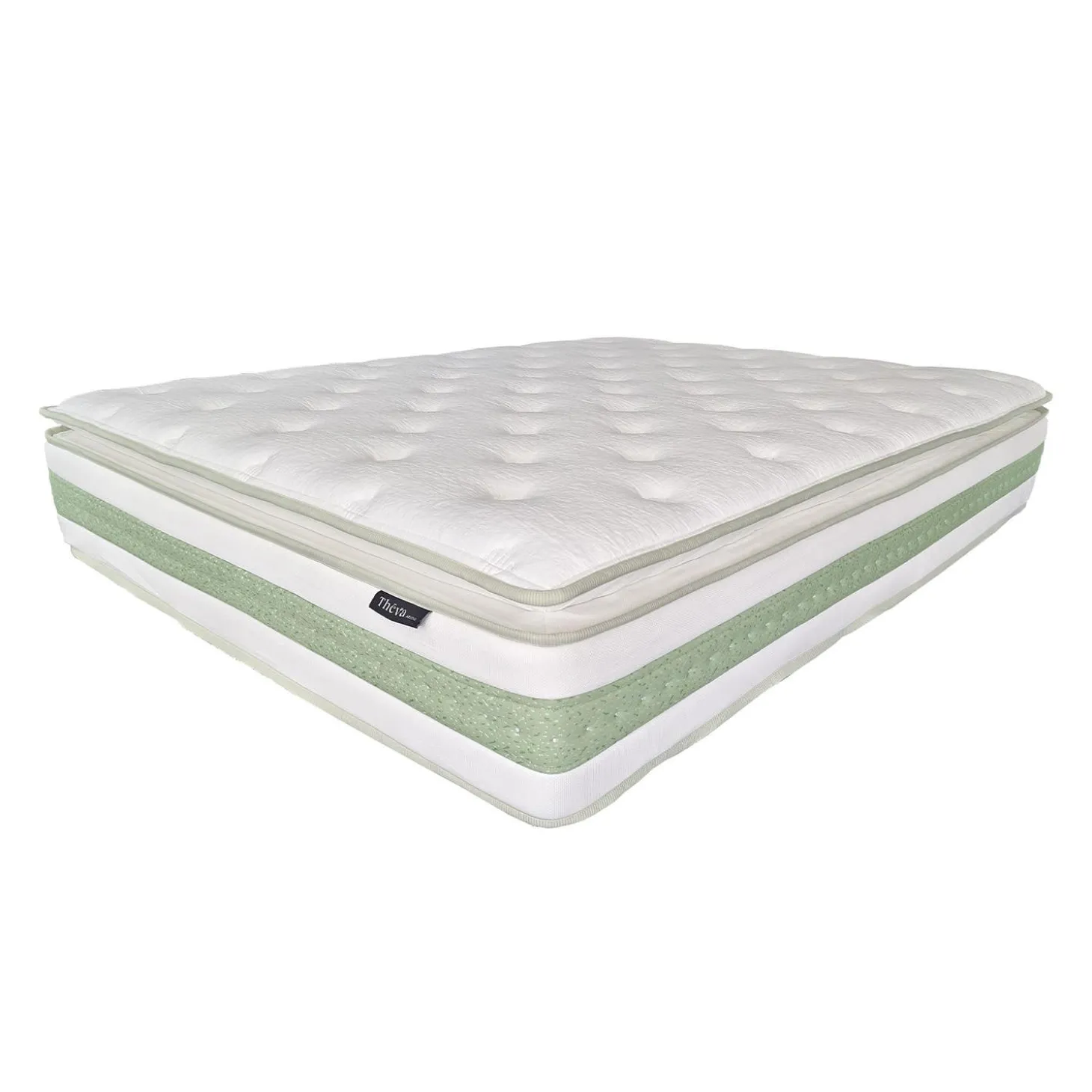 Matelas double roulé hybride semi-ferme - 54"