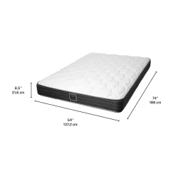 Matelas double semi-ferme à ressorts - 54