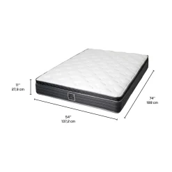 Matelas double semi-ferme à ressorts - 54