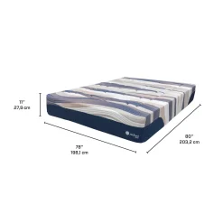 Matelas king moelleux à ressorts ensachés - 78
