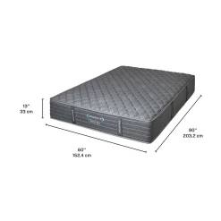 Matelas queen ferme à ressorts ensachés- 60