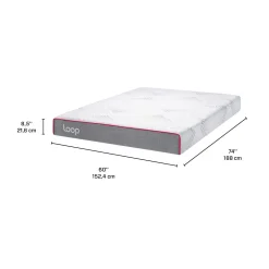 Matelas queen roulé en mousse mémoire semi-ferme pour VR – 60
