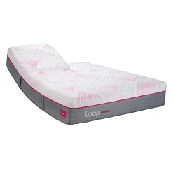 Matelas queen roulé hybride semi-ferme à têtes séparées - 60