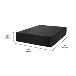 Matelas simple roulé en mousse mémoire semi-ferme - 39