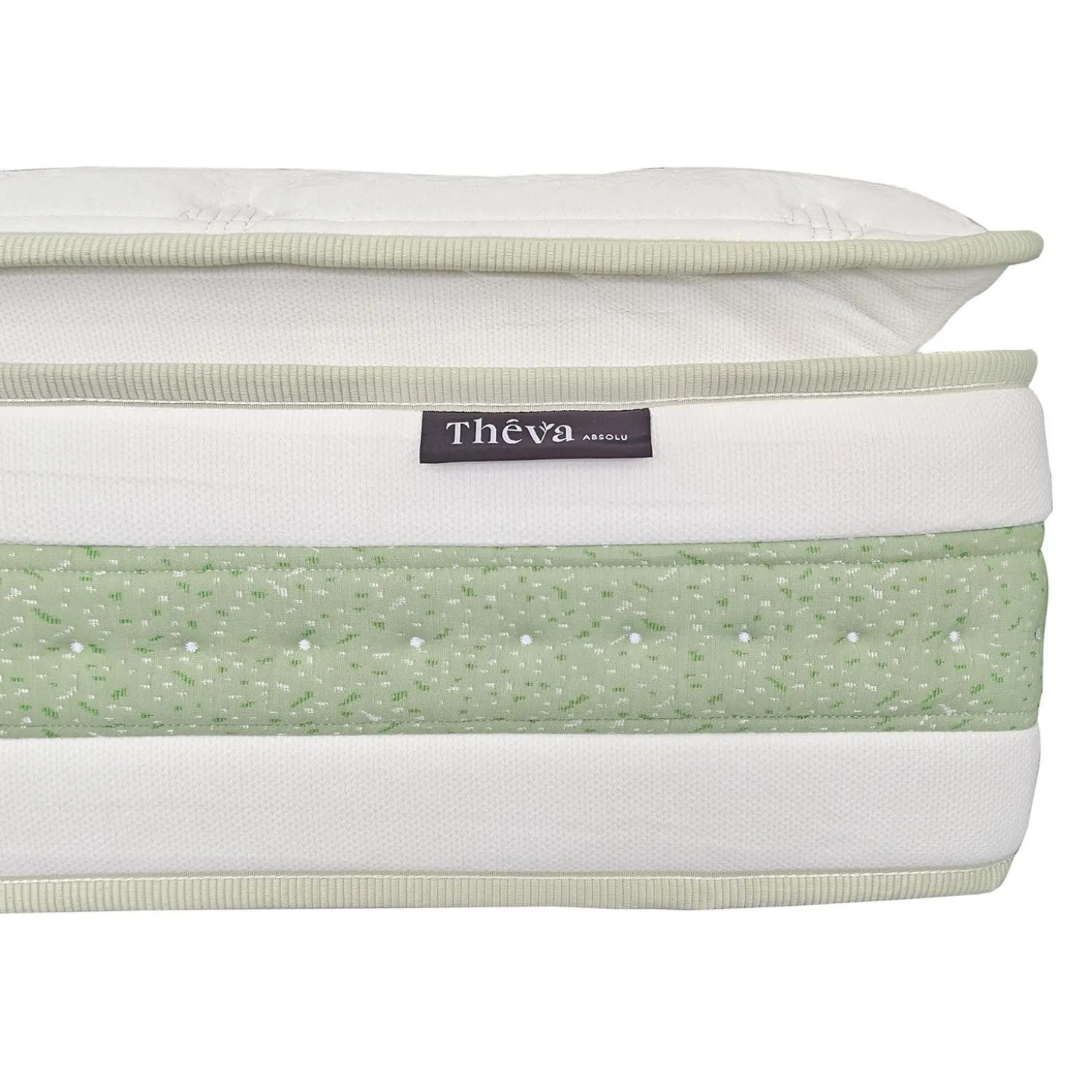 Matelas simple roulé hybride semi-ferme - 39"