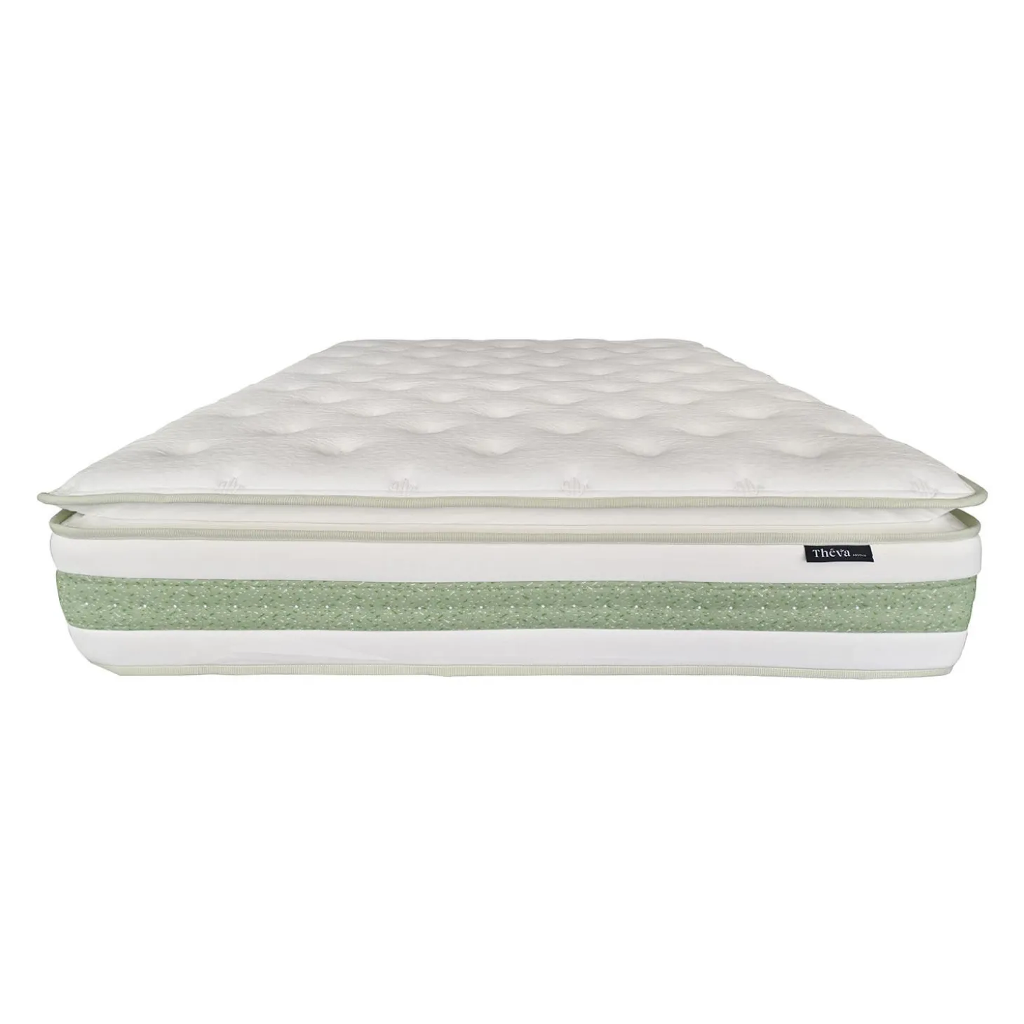 Matelas simple roulé hybride semi-ferme - 39"