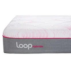 Matelas simple roulé hybride semi-ferme - 39"