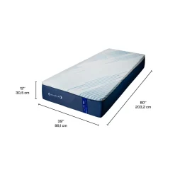 Matelas simple XLroulé semi-ferme en mousse mémoire - 39