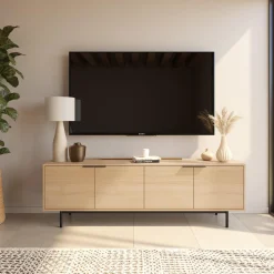 Meuble télé avec rangement 70" - Nexera