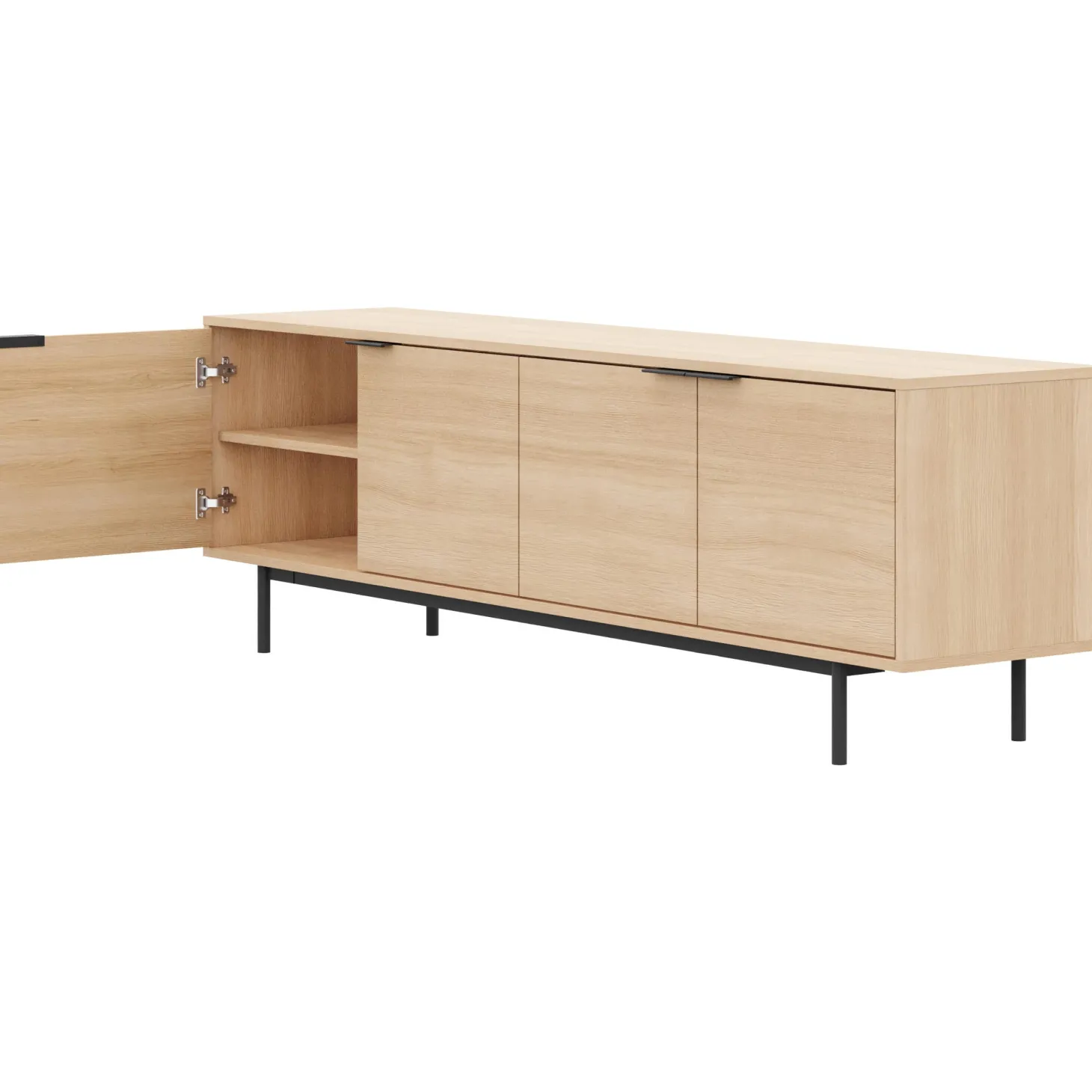 Meuble télé avec rangement 70" - Nexera
