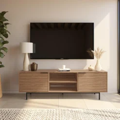 Meuble télé avec rangement 70" - Nexera