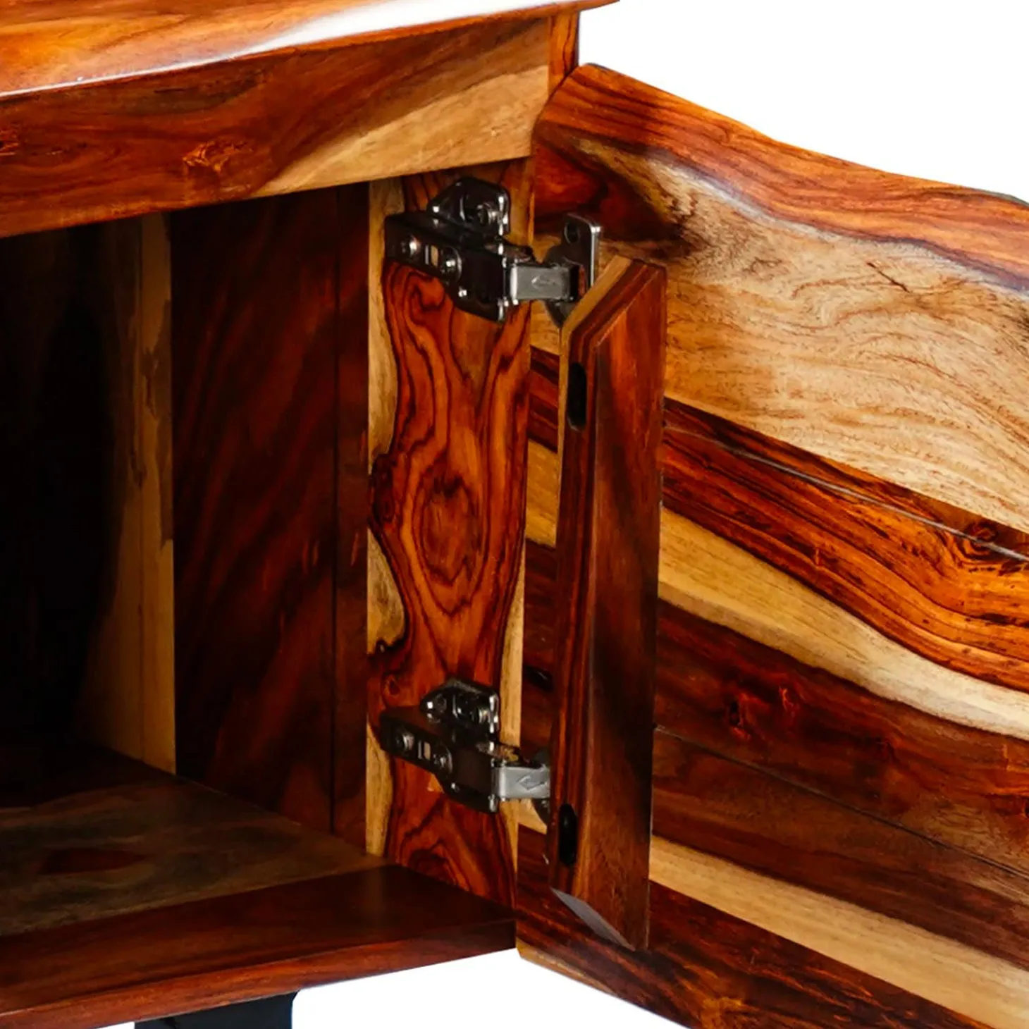 Meuble télé en bois massif - 58"