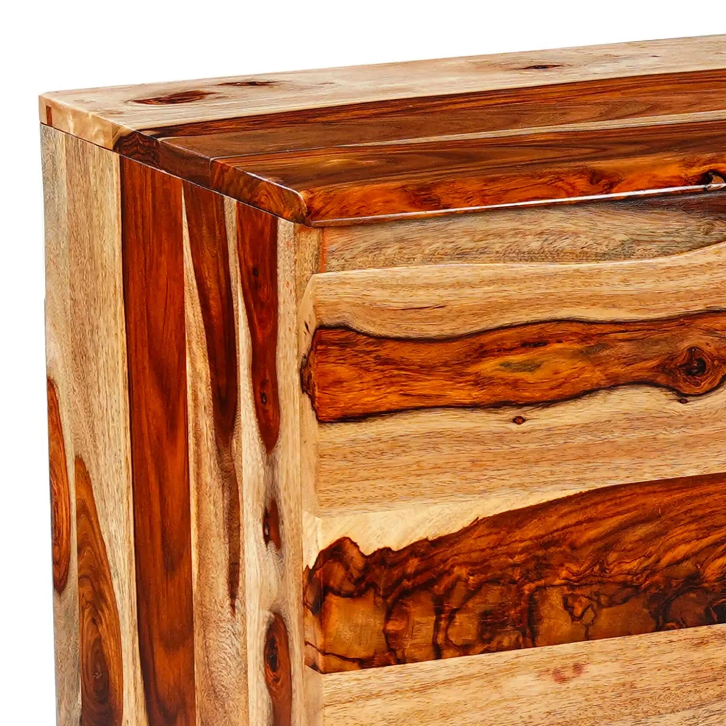 Meuble télé en bois massif - 58"