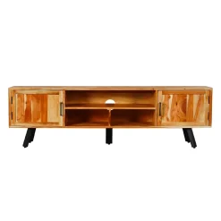 Meuble télé en bois massif - 70"